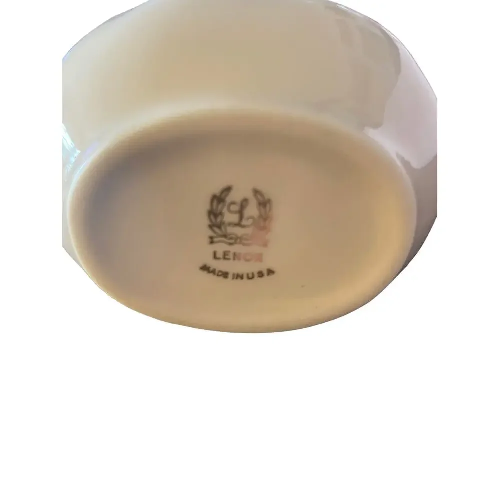 Vintage Lenox Colonial Collection Ivory Porcelain Mini Creamer Pitcher